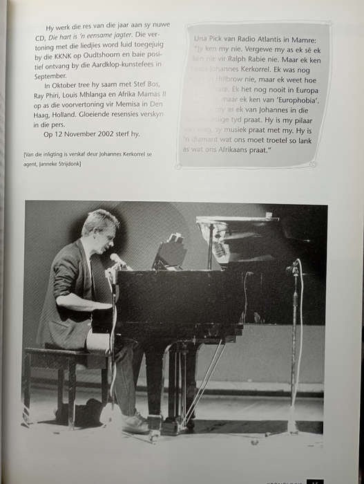 Afrikaans book Kerkorrel- Willem Pretorius