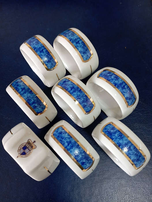 Royal Windsor serviette rings x8