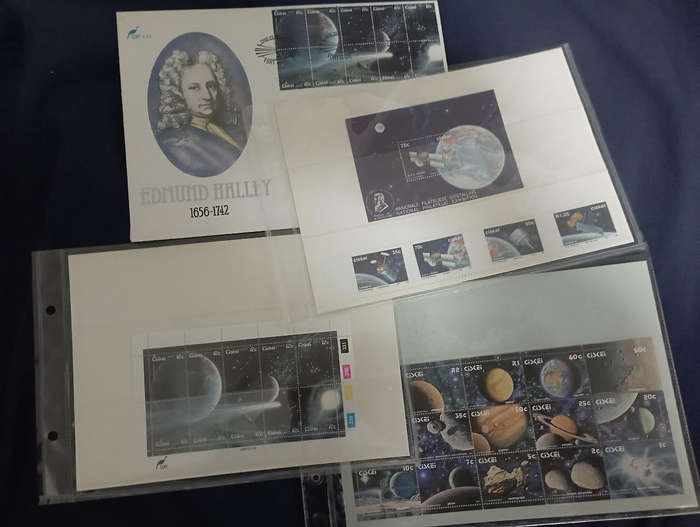 Ciskei space stamp lot & 1 FDC 1986-91-92
