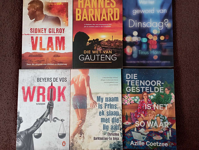 Afrikaans novels x 6 in excellent condition