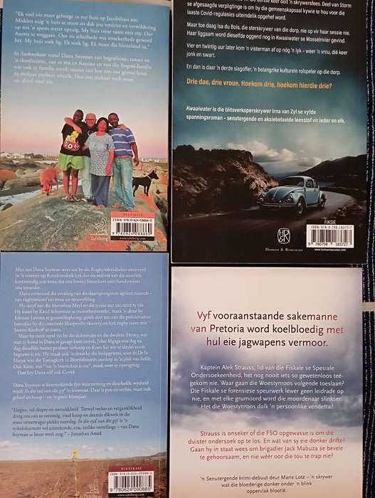 Afrikaans books x9.. fiction x7 & non fiction x2