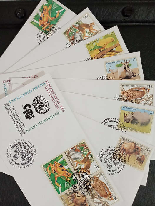 United Nations  FDC 1995 endangered species Geneva