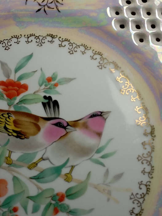 Elweco  mother of pearl decorative plate Japan