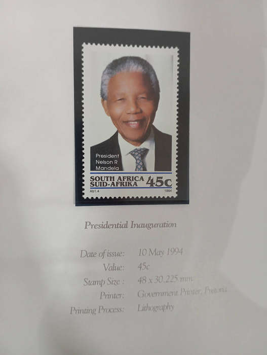A philatelic tribute.. President Nelson Mandela 1994-1999