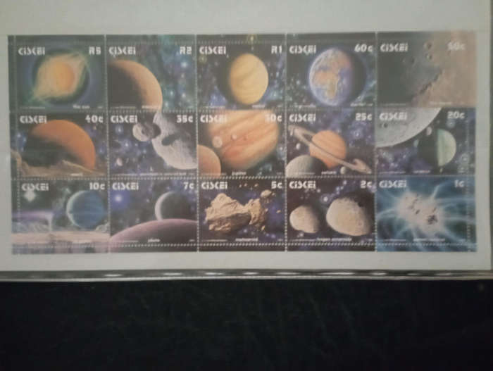 Ciskei space stamp lot & 1 FDC 1986-91-92