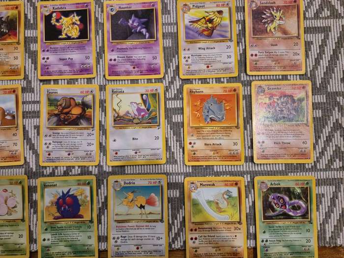 1999 Pokémon Card Lot (47 OG Cards )(Pre-owned)