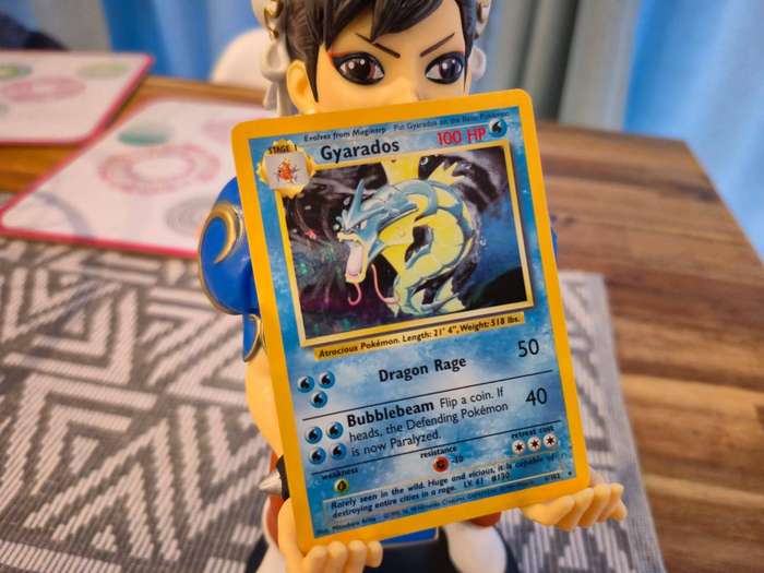 Gyarados #6 Pokemon Base Set Near Mint