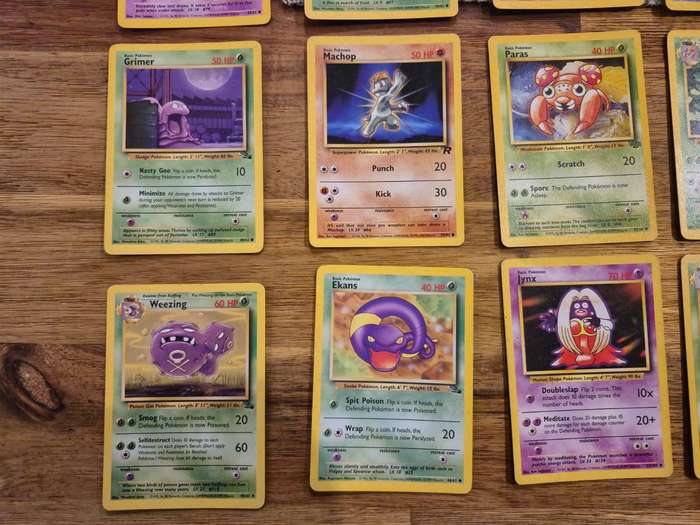 1999 Pokémon Card Lot (47 OG Cards )(Pre-owned)