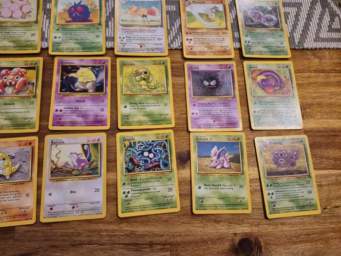 1999 Pokémon Card Lot (47 OG Cards )(Pre-owned)