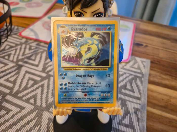 Gyarados #6 Pokemon Base Set Near Mint