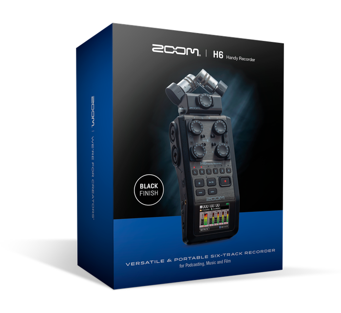 Zoom H6 Handy Recorder Complete Kit Includes SSH6 Shotgun Microphone & Accessory Kit