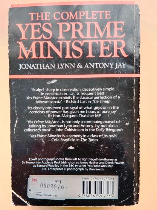 The Complete 'Yes Prime Minister', Jonathan Lynn and Antony Jay