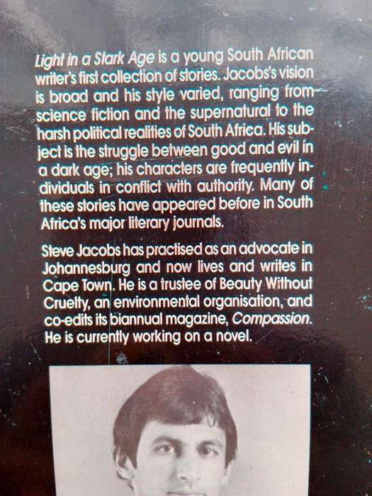 Light in a Dark Age, Steve Jacobs