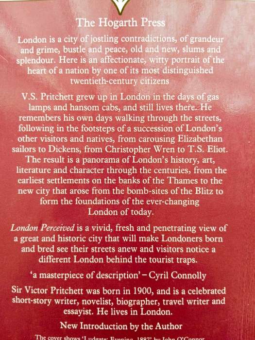 London Perceived, V.S. Pritchett