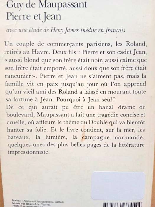 Pierre et Jean, Guy de Maupassant