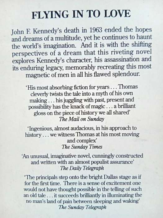 Flying in to Love, D.M. Thomas