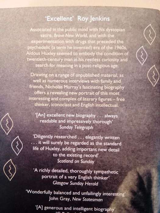Aldous Huxley - An English Intellectual, Nicholas Murray