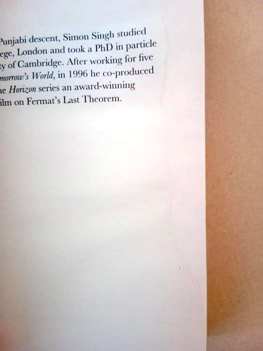 Fermat's Last Theorem, Simon Singh