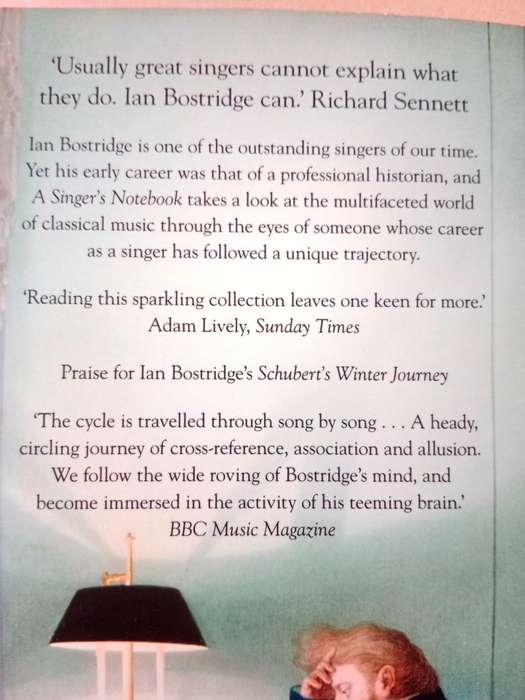 A Singer's Notebook, Ian Bostridge