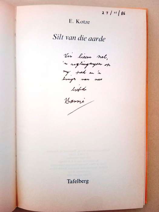 Silt van die aarde, E. Kotze