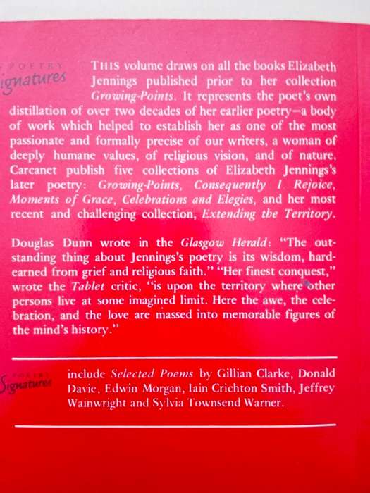 Selected Poems, Elizabeth Jennings