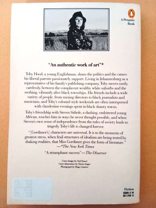 A World of Strangers, Nadine Gordimer