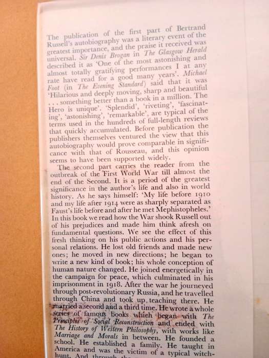 The Autobiography of Bertrand Russell, Volume 2, 1914-1944