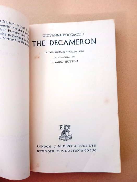 The Decameron, Giovanni Boccaccio (Volume 2)
