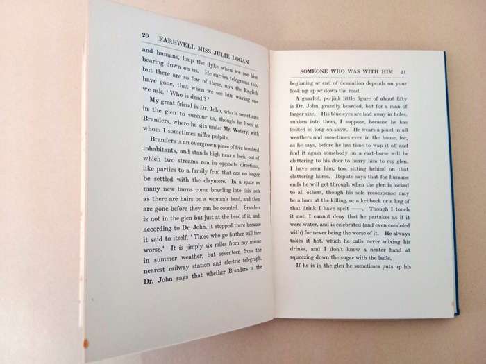 Farewell Miss Julie Logan, J.M. Barrie