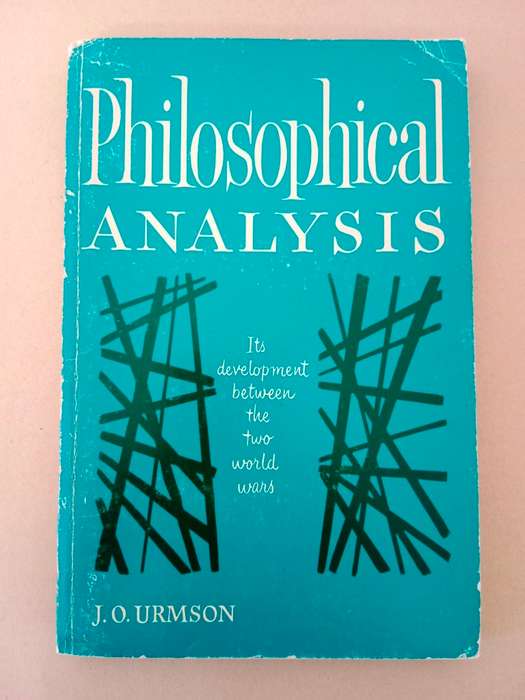 Philosophical Analysis, J.O. Urmson