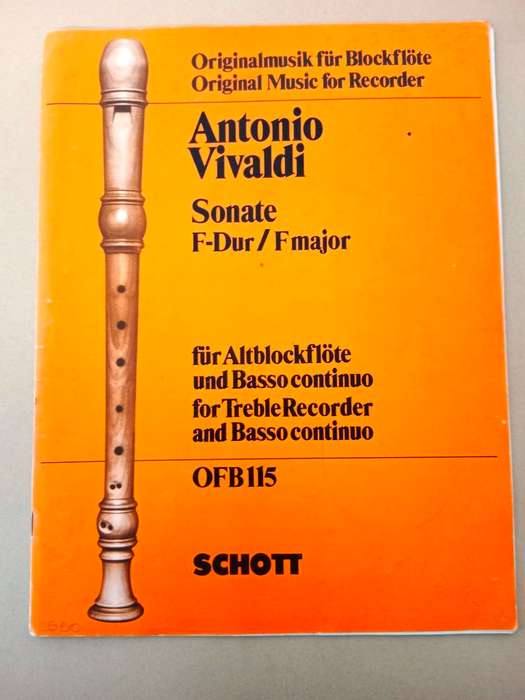 Sonata in F major for Treble Recorder, Antonio Vivaldi