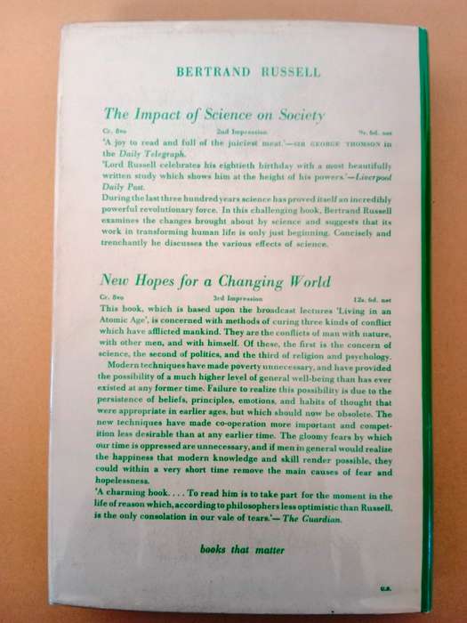 Human Society in Ethics and Politics, Bertrand Russell