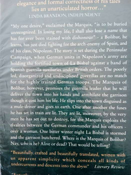 The Marquis of Bolibar, Leo Perutz