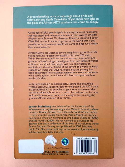 Three-Letter Plague, Jonny Steinberg