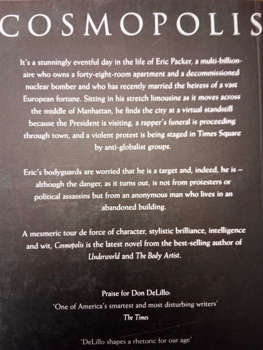 Cosmopolis, Don DeLillo