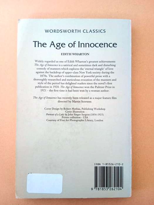 The Age of Innocence, Edith Wharton