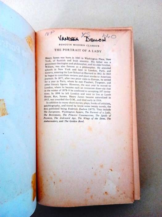 The Portrait of a Lady, Henry James