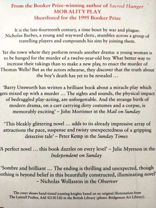 Morality Play, Barry Unsworth