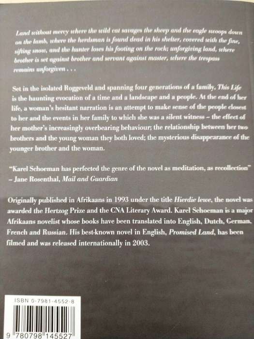 This Life, Karel Schoeman
