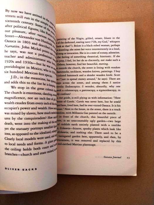 Oaxaca Journal, Oliver Sacks