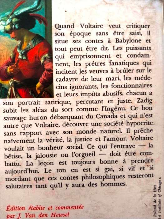 Zadig, Voltaire (Tome II)