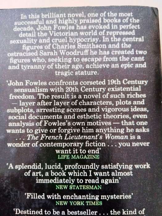 The French Lieutenant's Woman, John Fowles