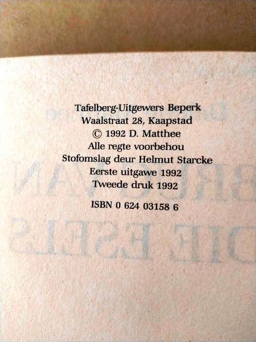 Brug van die Esels, Dalene Matthee