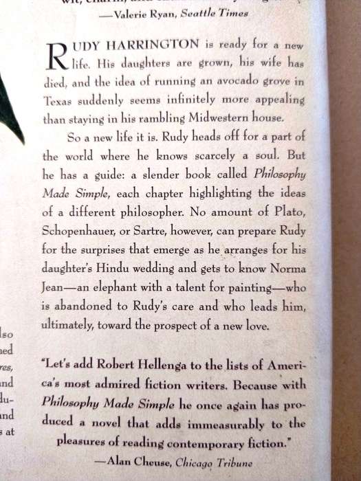 Philosophy Made Simple, Robert Hellenga [a novel]