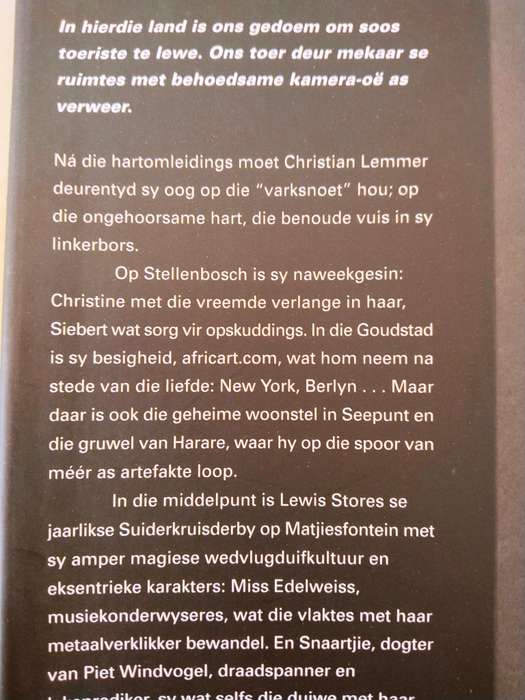 In stede van die liefde, Etienne van Heerden