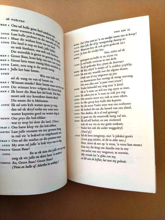 Voëlvry, D.J. Opperman ['n toneelstuk]