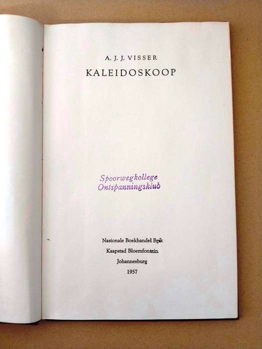 Kaleidoskoop, A.J.J. Visser ['n digbundel]