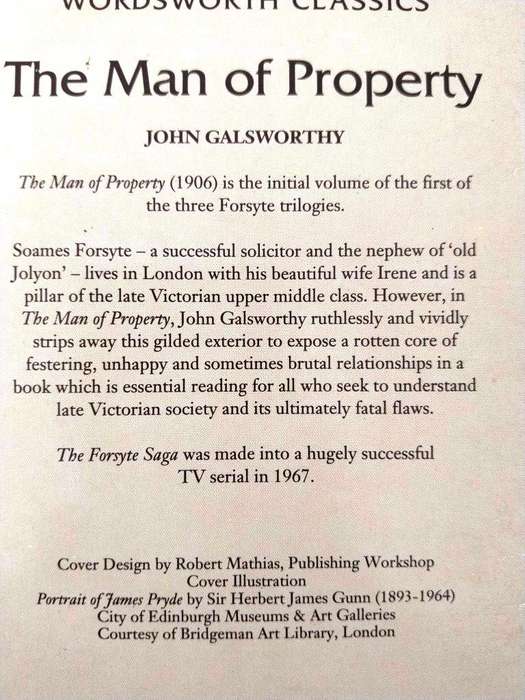 The Man of Property, John Galsworthy