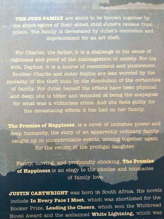 The Promise of Happiness, Justin Cartwright