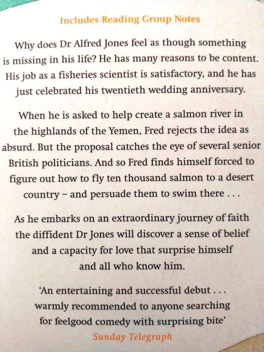 Salmon Fishing in the Yemen, Paul Torday